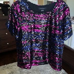 Sanctuary Sparkle Sequin Tee